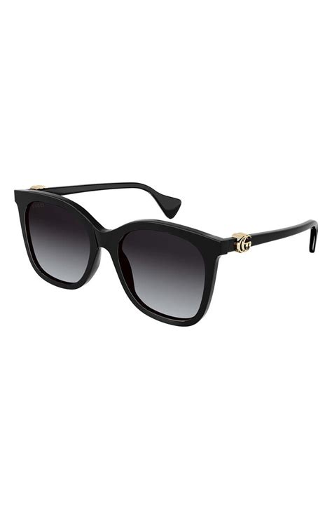 gucci core 55mm cat eye sunglasses|Gucci Men's GG1296S 55mm Cat Eye Sunglasses .